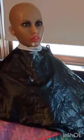 Julia tastes cum while wearing shampoo capes