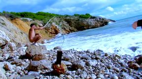 Anally Fucked by The Beach as She Deserved