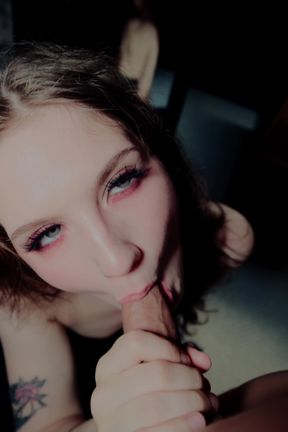 White Girl Bunny Sucking Dick Mid Photoshoot