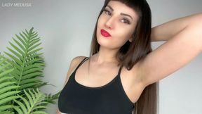 Sensual armpit sniffing JOI + cum countdown