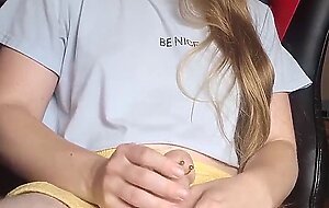 River Gray Nonbinary Femboy Smoking Jerking Off And Fucking Myself Multiple Orgasms