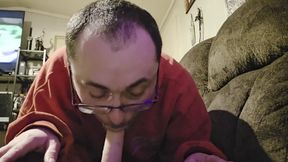Me Blowing My Dildo