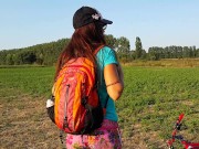 Public PEE on Farmers Field