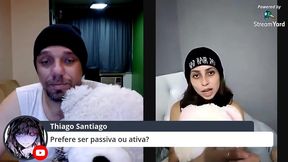 ninfetinha teh angel novinho flakael vlogs e sumaya ganesha respondendo perguntas picantes dos fas