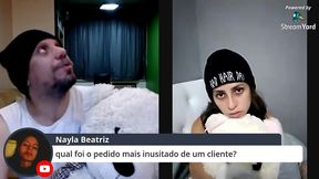 ninfetinha teh angel novinho flakael vlogs e sumaya ganesha respondendo perguntas picantes dos fas
