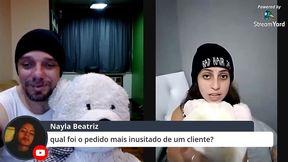 ninfetinha teh angel novinho flakael vlogs e sumaya ganesha respondendo perguntas picantes dos fas