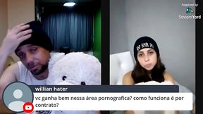 ninfetinha teh angel novinho flakael vlogs e sumaya ganesha respondendo perguntas picantes dos fas