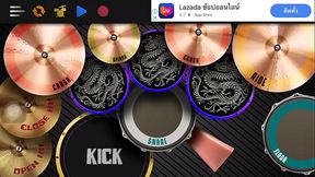 สาวซิ่งวัยจ๊าบ - ดอกฟ้า เพชรมุกดา ตัดเฉพาะจังหวะตีกลองหมอลำ Rear Drum