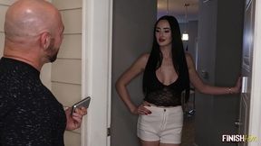 violet pays a stranger s reward straight from her tight wet pussy