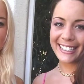 Sloppy Threesome Blowjob with Pussy Licking and Cum Faces