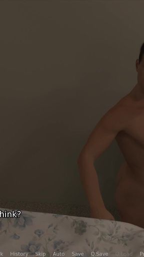 Key moment from &quot;New Neighborhood - v0.4.1 - Lee grabbed Violet&#039;s boobs and came on her face&quot;