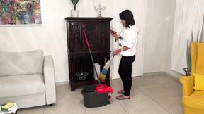 ”The maid Cristina gets dusted off!”