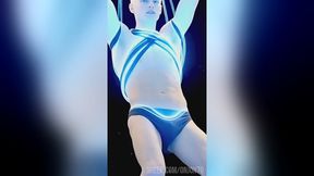 ai stretching and floating in space clips - nice colorful morph relaxing -