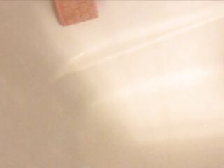 Oops... POV Pissing on My Wife's Shower Products Another time