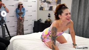 bts of sexy milf s first gangbang