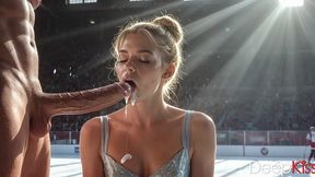 a naughty figure skater with plump lips gently sucks my cock, then swallows all the cum[ai]