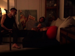 Grandpa walks in on gay grandson masturbating