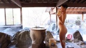 Hot Spring Fantasy with Suzu Matsuoka - Sexy idol images by MarrayDOGA featuring