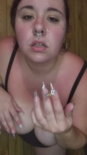 Unedited! Smoke Sesh with a REAL Girl!