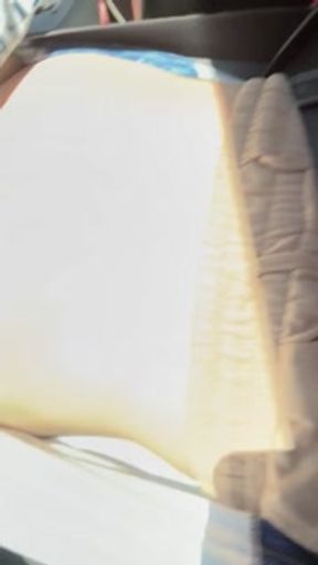 Nicolemyraaa plays with small tits in truck- public-hard nipples