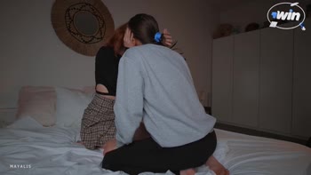 Maya Lis Sizzles in Sensual Reverse Cowgirl POV Blowjob