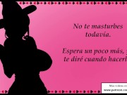 JOI Especial halloween. Te ordeñan 6 veces como esclavo sexual. JOI completo y español.