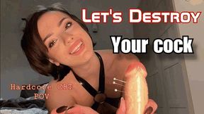 Lets Destroy your cock - Extreme CBT POV - [FHD MOV] | Lady Perse