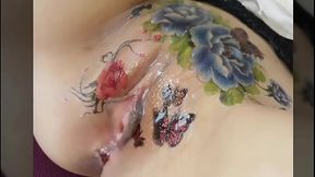 23. tattoos/masturbation/pussy clamps/pussy play/taboo/photo shoot/orgasm control/fetishart/huge labia/shaved/shaving pussy
