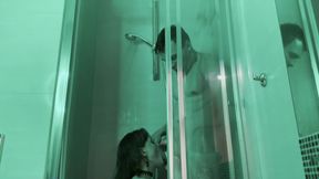 Romantic Long Kiss and Sex When We Take a Shower