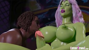 Alien futa gets grouped by bbc