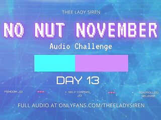 No Nut November Audio Defiance Day 13