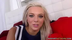 Cheerleader Tiffany Watson loves black cock