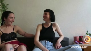 Ersties - Lesbian Fashion Designers From Berlin Finger And Lick Each Other