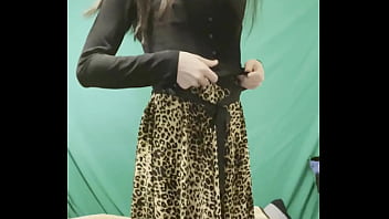 Classy Trans Lilia is actually secretly a horny slut!