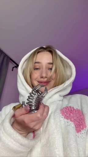 Smoking hookah in a hoodie