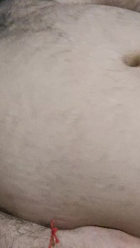 Fat Guy Masturbating