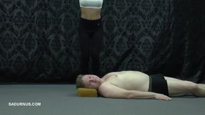 Under Nomi's Black Nike Sneakers