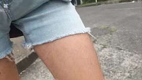 pajeandome en la calle, me vine dos veces