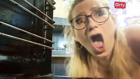 ”Big Boobed Vika Viktoria Gets Stuck In The Oven & Gets Her Beaver Pounded In Doggystyle - Free Porn Video”