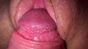 Dirty Handjob Ends with Close-up Creampie!