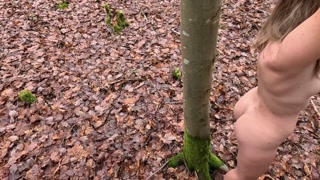 Sub bound in the woods and played with