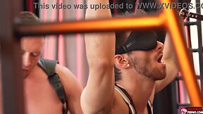 Pierce paris fists mitch matthews, making his cock cum hard in his mouth