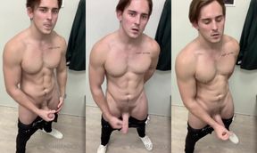 Fitting room jerk off pulic