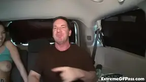 Hardcore threesome spit roast sex for babe London Keys