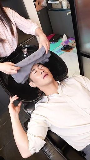 1to1 Private Hair Salon for Delusional Perverts - Lewd Shampoo Service