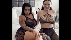 PHAT ASS BRUNETTE BOMBSHELLS GET SMASHED BY THICK COCK