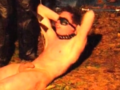 Obedient Soldier: Outdoor BDSM Spanking Session