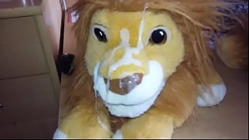 lion plush mufasa cum