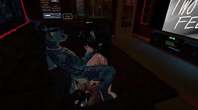 My stepsister caught me furrowing in VRC and now I'm plowing her thick ass