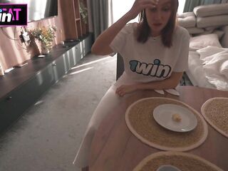 Step mommy share hotel with step son at weekend! Get accidental creampie and asked for cum on face ?